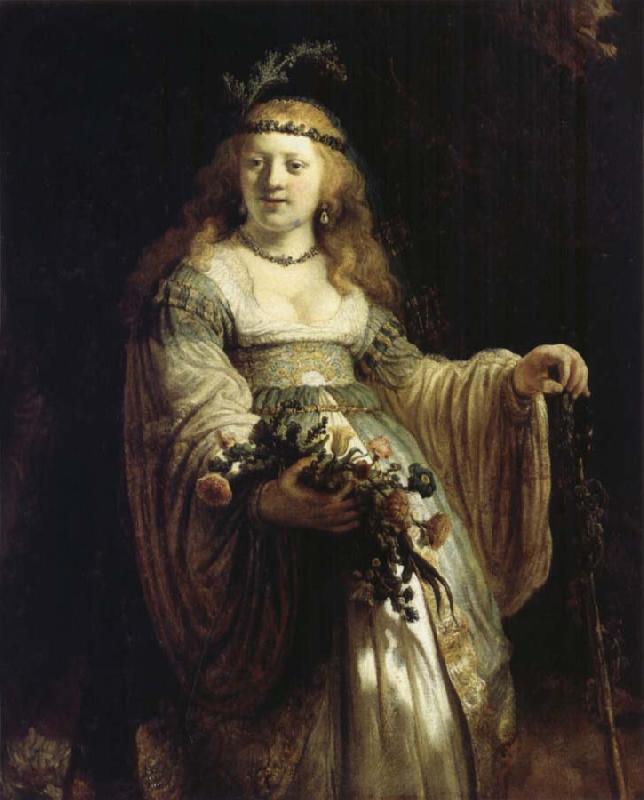  Saskia van Uylenburgh in Arcadian Costume